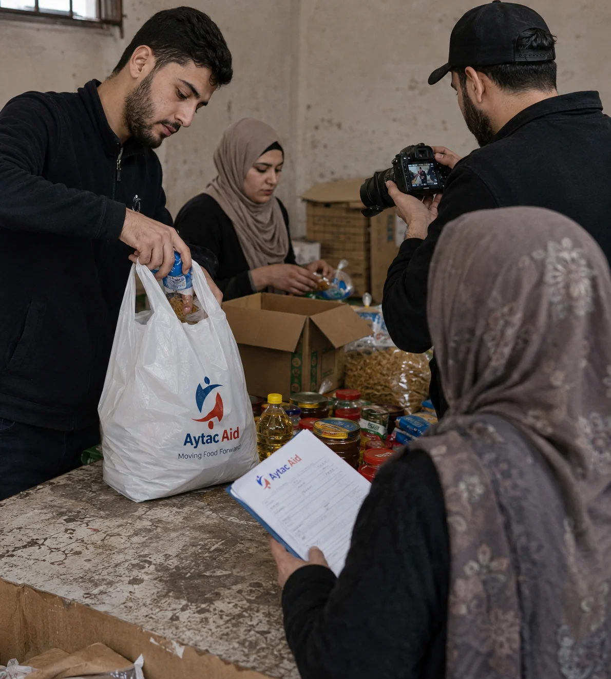 Aytac Aid food distribution photo 3