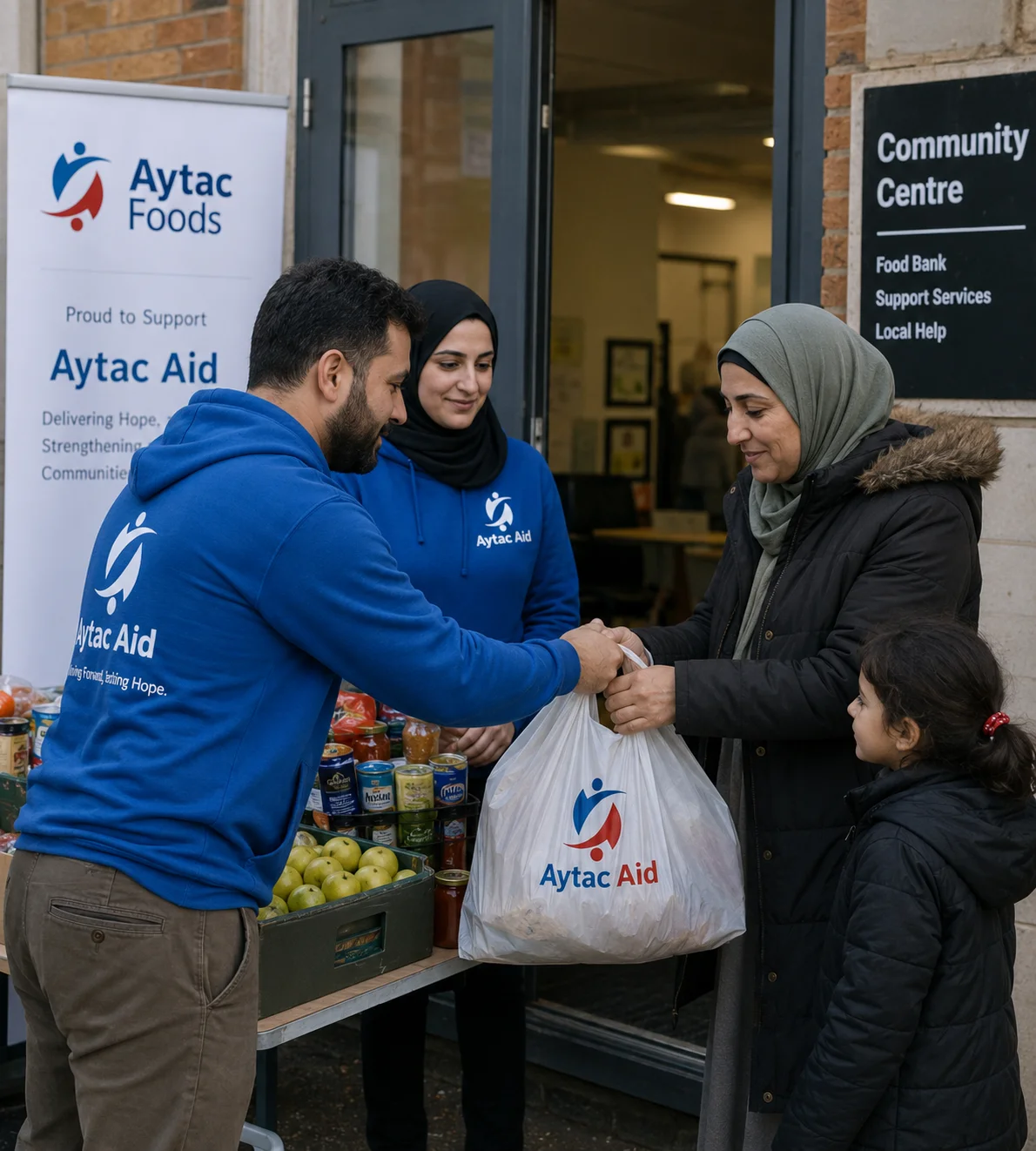 Aytac Aid food distribution photo 2